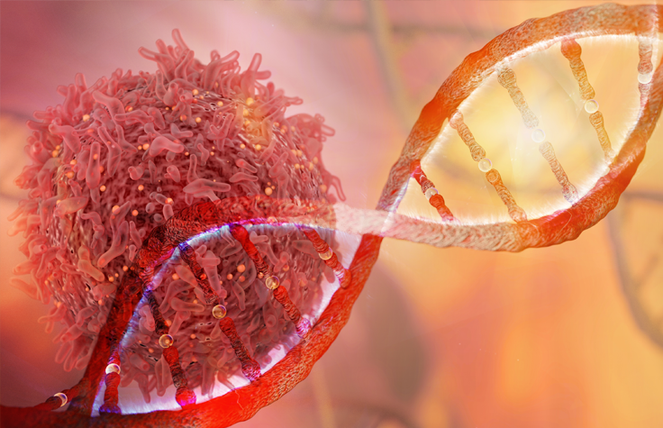 がん細胞とDNA 
