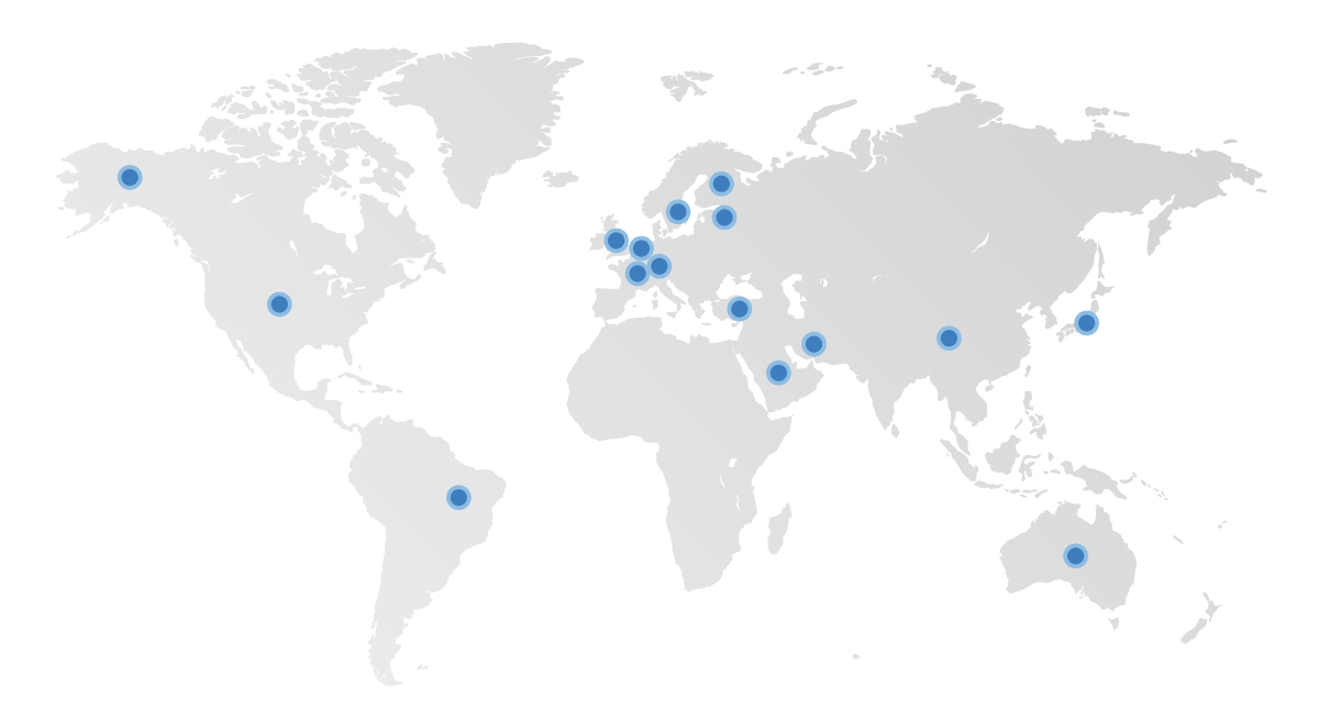 集団ゲノミクスの開発を示す世界地図