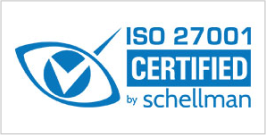 ISO 27001の認証ロゴ