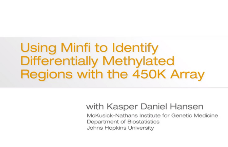 Using Minfi to Identify Differentially Methylated Regions with the 450K Array
