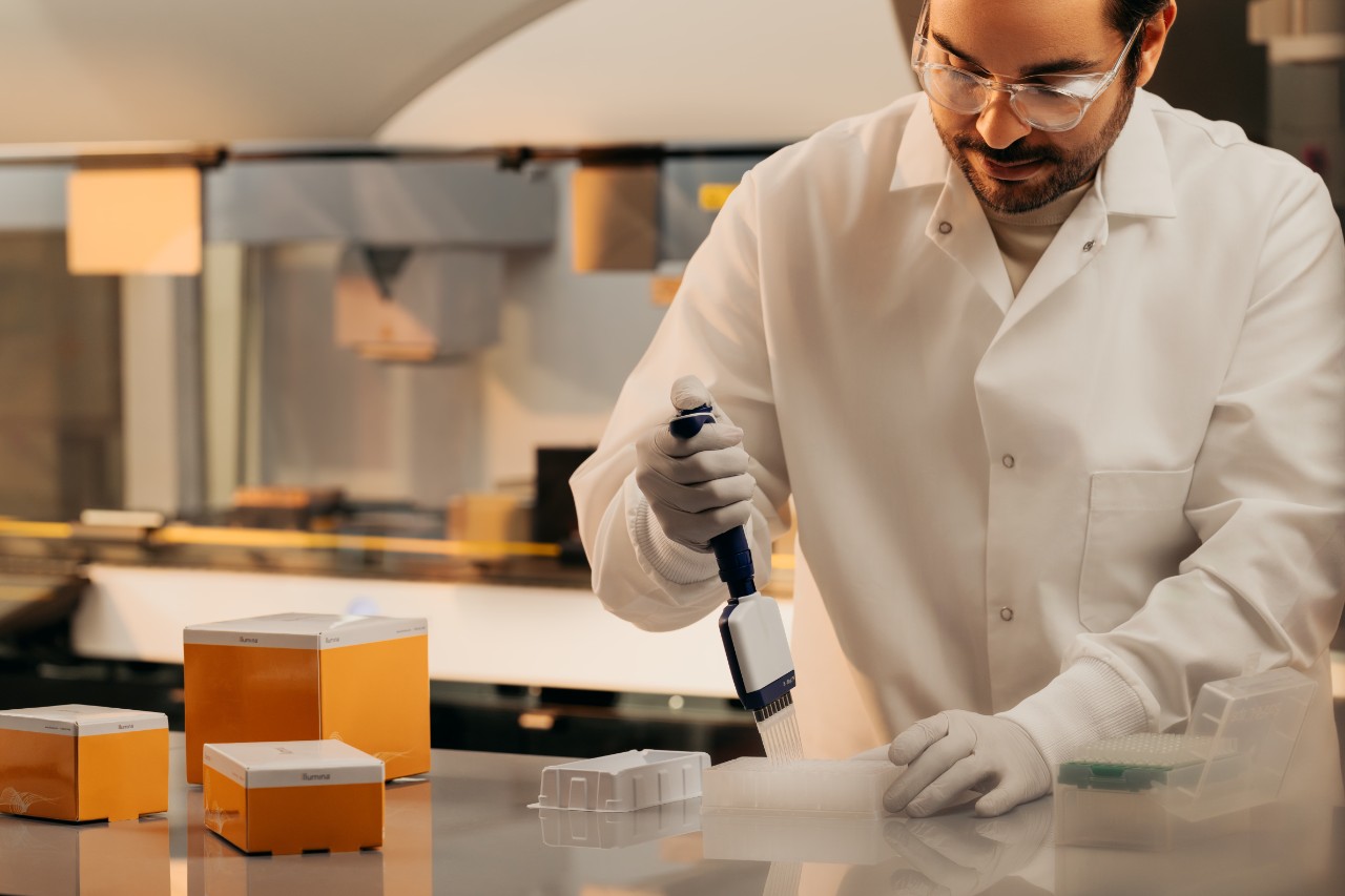Illumina pipetting lab